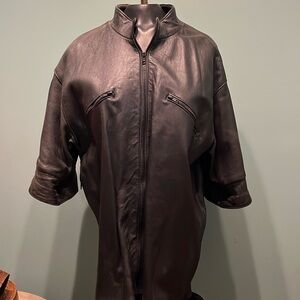 Chanson Vintage Leather Jacket